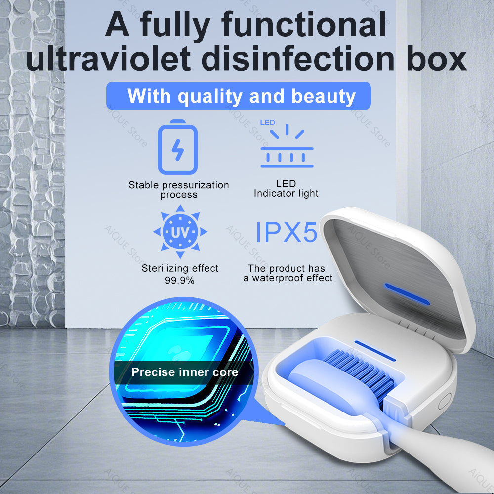 Désinfectant UV pour Brosse à Dents - Elimine 100% des bactéries en  moins de 3 min