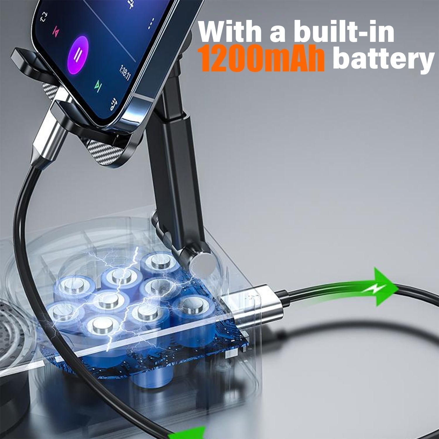 SonicDock 3-en-1 – Support, Enceinte Bluetooth & Chargeur Portable