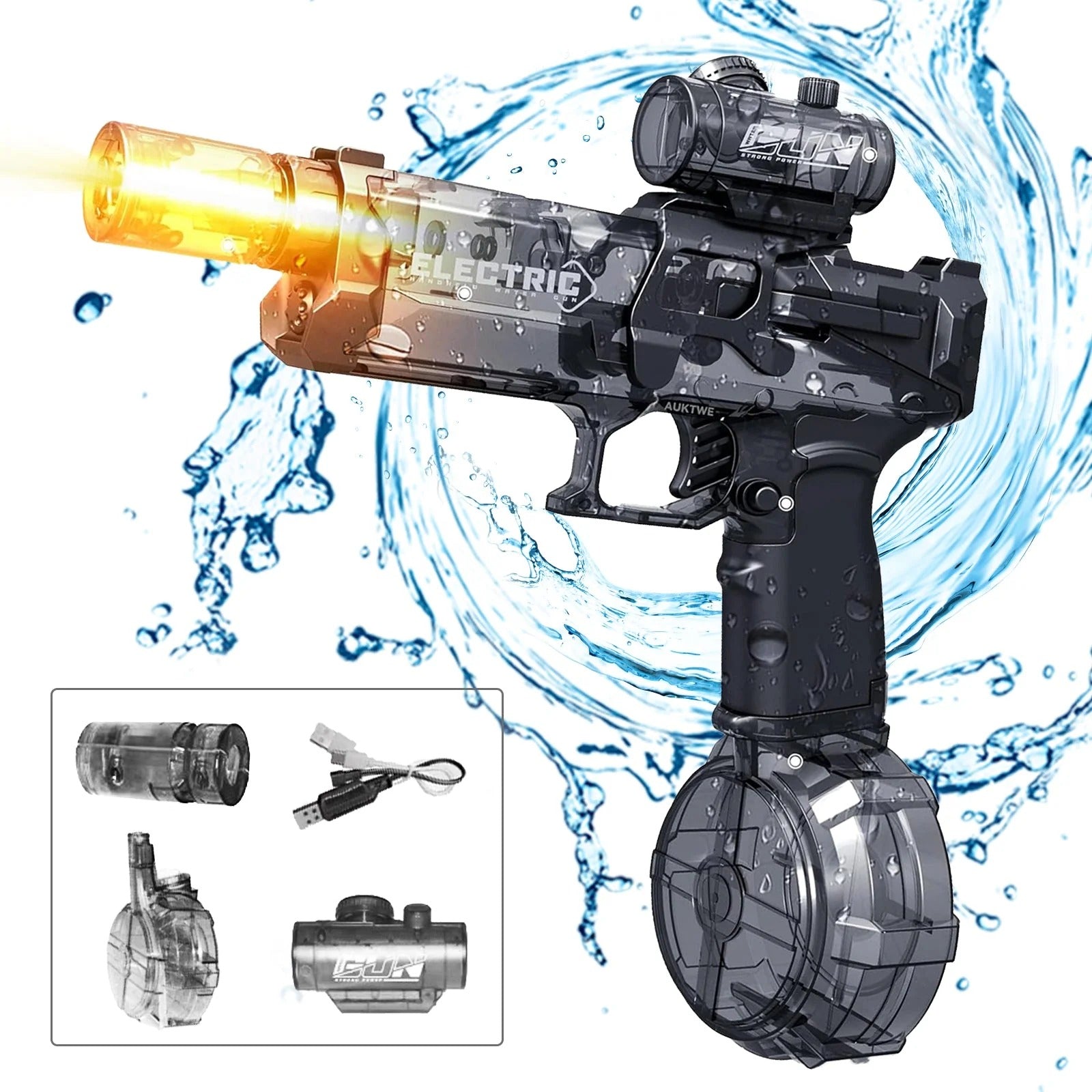 AQUA-FURY 3000™ : Le Blaster Électrique